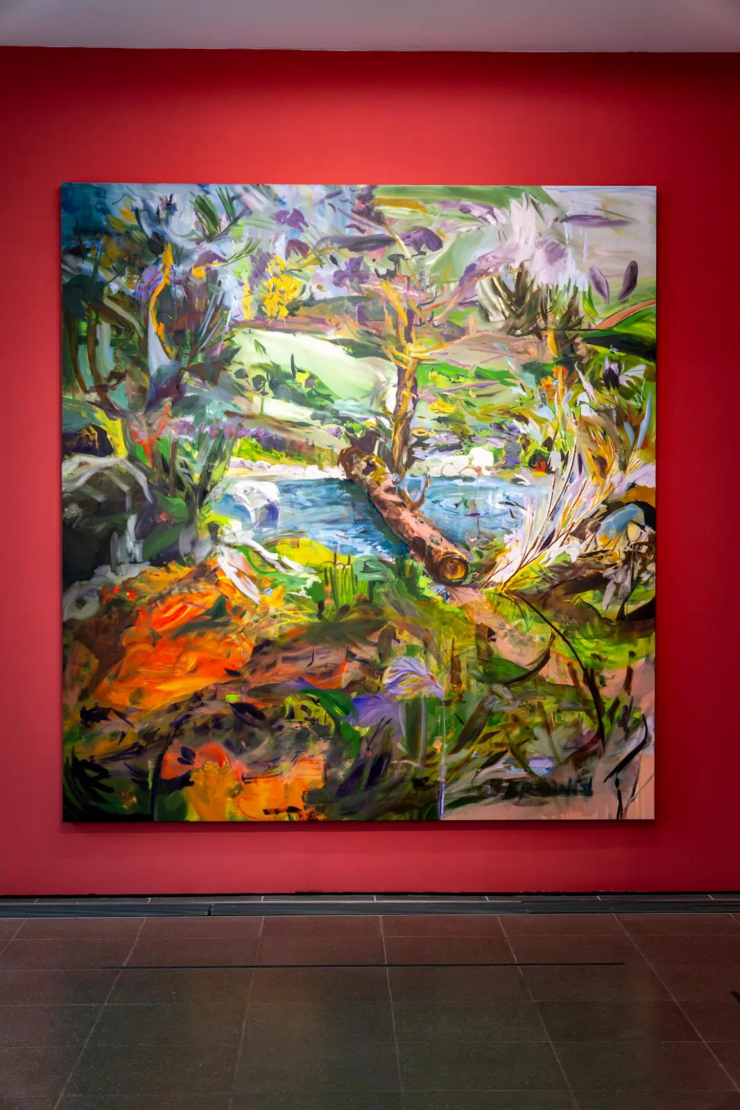 Cecily Brown, Picture Making: Nature Walk with Paranoia, 2024, Oil on linen © Cecily Brown, 2026 (Serpentine South, 2026)