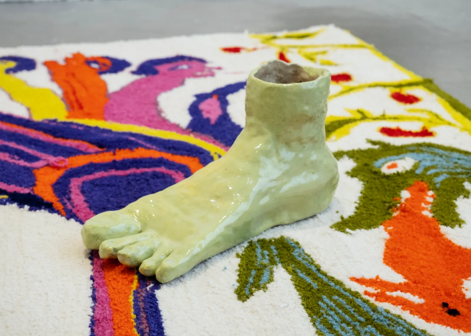 Tree of Life and Colassal Constantine s Foot by Eva Sajovic Rise and Fall of a Temple exhibition at Chelsea Space Chelsea College of Arts UAL Image by Sutirtha Chatterjee 2026