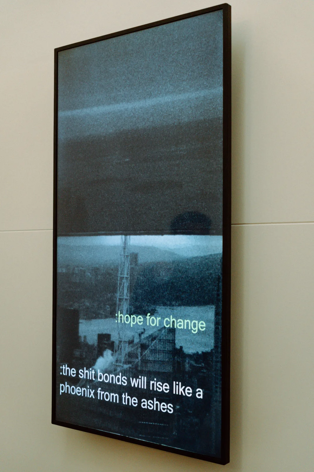 Installation view, Genuine Fake Premium Economy at the Institute of Contemporary Arts, 2026 