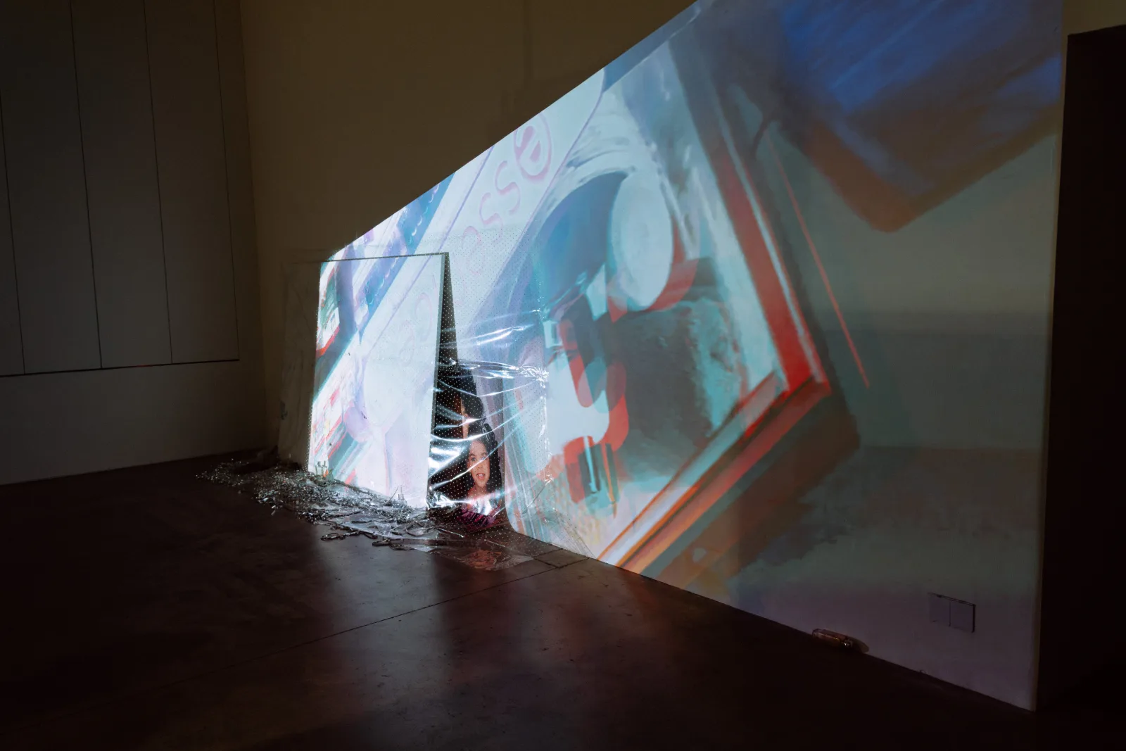 Installation view, Genuine Fake Premium Economy at the Institute of Contemporary Arts, 2026 