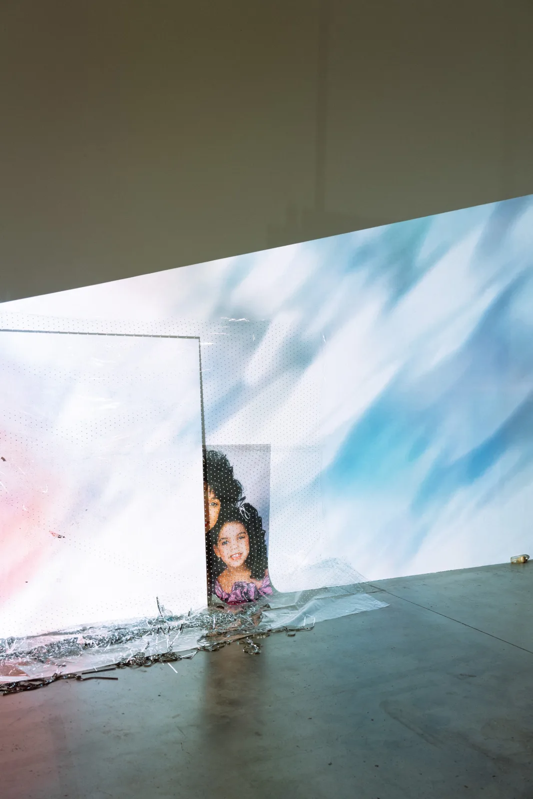 Installation view, Genuine Fake Premium Economy at the Institute of Contemporary Arts, 2026 