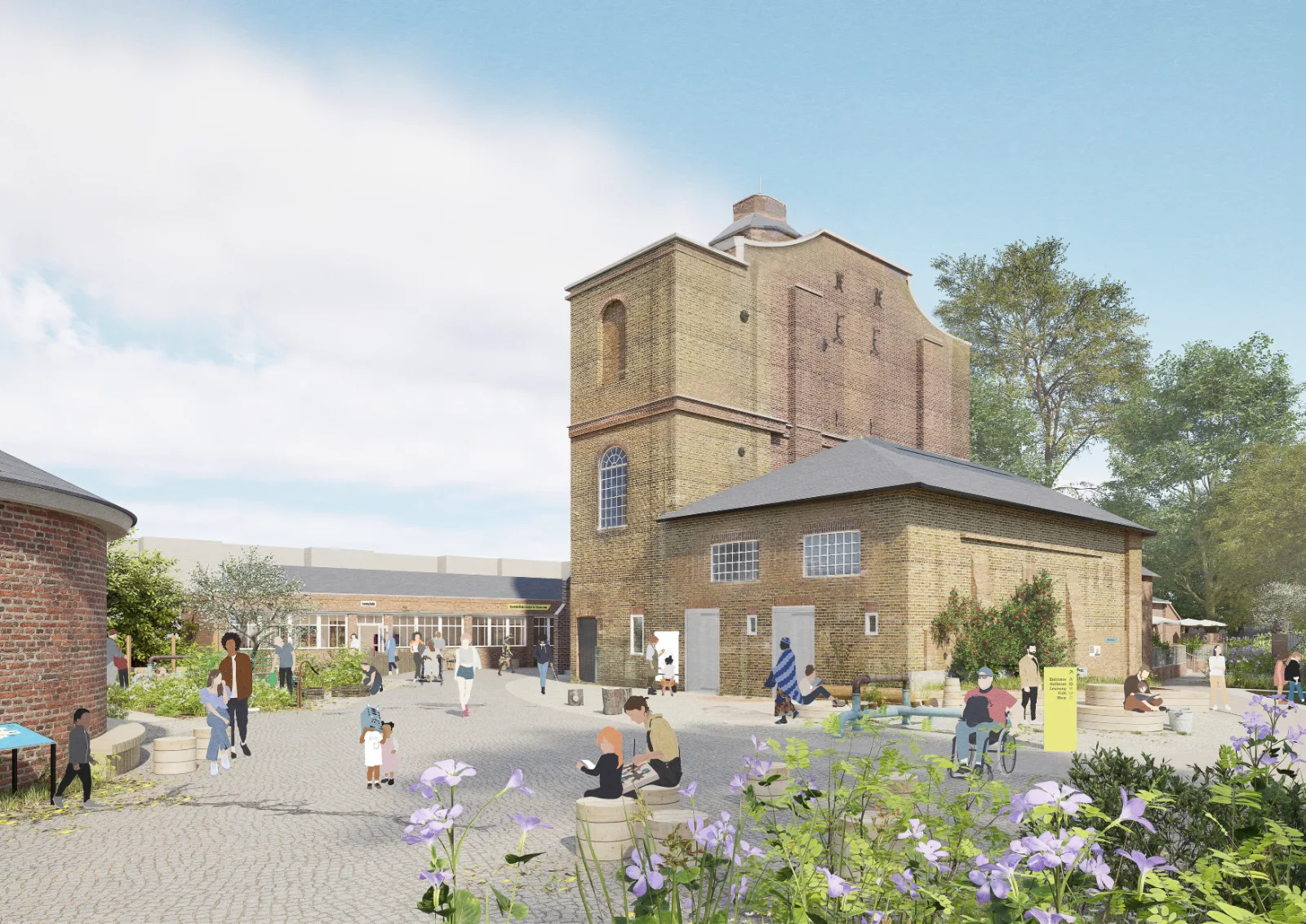 Impression Exterior of the new Quentin Blake Centre for Illustration - © Nora Walter