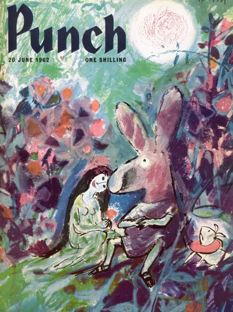 Punch front cover, A Midsummer’s Night Dream (20 June 1962 ), Quentin Blake Artwork by Quentin Blake, © Punch Cartoon Library/Top F oto